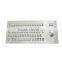 Water Proof Stainless Steel Metal PC keyboard with touchpad or trackball