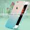 Best Ultra Thin Gradual Change Soft TPU Gel Transparent Back Cover With Diamond Edged Cell Phone Cases for Iphone6s 6splus