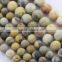 2.0mm Large Hole Hot Selling Round Matte Crazy Agate Gemstone Loose Beads Approximate 15.5 Inch
