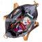 DB10001 Reshine Fashion Diaper Handbag Organizer PU Leather Trim Durable Canvas Diaper Bag