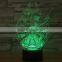 Newest Creative gift 3D night light for wedding gift