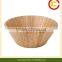Soiled bamboo bowl, bamboo salad bowl