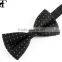 black dot design bow tie with cheap price for suit