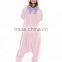 Unisex Animal Pink Teddy Bear Onesie/Pajama,Flannel Jumpsuit,Animal Cosplay Costume Pyjamas