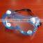 2016 medical safety goggles 4 indirect vents PVC clear lens safety goggles CE en 166 standard safety goggles with price