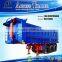 hydraulic cargo trailer/dump truck sand/stone transportation tipper truck trailer