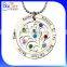 Custom 925 Sterling Silver Personalized Family Tree Birthstone Pendant For Mum