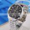 2015 Top Brand Luxury Fashion Metal Strip Three Six-pin Male Table Men Wriatwatch Stainless Steel Quartz Watch Explosion Models