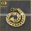 Classic 11mm 8" 24K Gold Men's Jewelry Stainless Steel Cuban Chain Bracelet