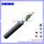 Flame retardant outdoor duted optic fiber cable