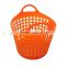 plastic storage basket,flexible PE basket,colorful plastic basket