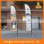 2016 Promotional custom advertising swooper flag advertising flag pole feather banner flag with dye sublimation