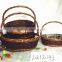Chiristmas vintage flower girl baskets with handles