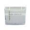 newest design white retangular plastic tooth brush holder
