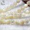 Natural white deep sea Pearl shell Tridacna round Faceted Loose beads Strand for Jewelry Making