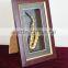 Home furnishing Display Case Wall Frame Gold Saxphone Model