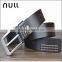 Fashion design your own logo custom men genuine leather belt