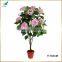 High Simulation Potted Hydrangea Flower Tree Bonsai Tree for Sale