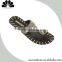 Promotional non-slip handmade crystal chain lady slipper sexy
