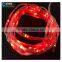 CE and Rohs PVC soft clear wire string lights with controller for clothes