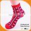 lady jaquard Rumi Socks with pointelle pattern custom sock