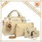 2016 New designer China high quality elegent PU leather bags set women tote bags 4 pcs women handbags set for                        
                                                Quality Choice
                                                    Most P