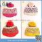 Factory Price Novelty Korean Style Knitted Hat With Beard