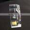 2016 clear crystal glass paperweight