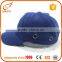 Promotional custom baseball cap cotton baseball cap with hook and loop closure