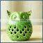 Wholesale Home Decoration Blue Ceramic Porcelain Owl