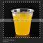 8oz Clear Beverage Use PET Custom Printed Plastic Yogurt Cup With Dome Lids