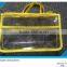 Hot selling ladys compartment plastic cosmetic bag, newest women pvc makeup bag