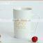 creative simple hot-selling 520 and 1314 black and white lovers matte ceramic mug