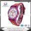 cheap child watch colorful silicone band carton watch