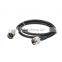 1 Meter 50-5D Black Coaxial Cable with 2N-Male Connector for Signal Booster Use