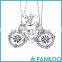 2016Mother&Daughter Half Broken Heart and Two Piece Double Necklace Set With Compass Necklace Set
