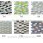 Top Quality Glass And Resin Mixed Strips Mosaic for Backsplash And Wall in Kitchen