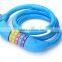 Five password color bicycle lock anti-theft bike lock chain lock cable lock