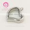 wholesale 316l stainless steel fashion floating heart charms gold locket designs pendants jewelry