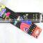 Promotional hot selling black 6 color wood pencil