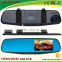 HD 720P car black box with smart design dual channel dash cam