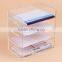 Acrylic document rack file organizer rack bank notes organizer shelf