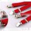 2014 Y-Back 3/4 Inch Wide Striped Business Mens womens Suspenders Wholesale