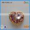 Fashion Design Wholesale Beautiful Heart-shaped Crystal Rhinestone Button for Upholstery Decoration in Bulk