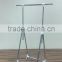 Extendable Single bar clothes hanging stand Garment Rack