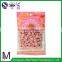 custom food company logo jell belly bean middle back seal bag