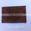 Flexible genuine leather label for jacket