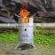 Survival gasification camping wood stove eco-friendly biomass pellet stove 2016 best sellings