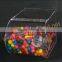 Acrylic Candy Holder Display Box Lucite Plexiglass Countertop dispenser