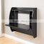 China Factory Hot Selling in Amazon Black Floating Wall Mountd Computer Desk